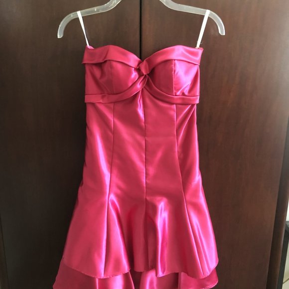 Sweetheart Strapless Prom Dress with Back Cutout - Picture 4 of 6